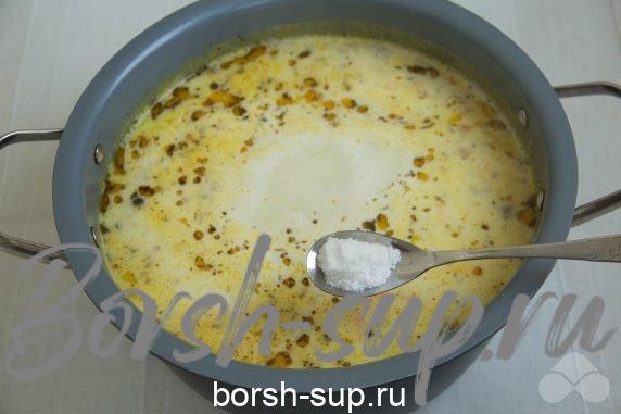 Финская уха с плавленым сыром – фото приготовления рецепта, шаг 7