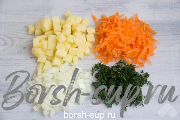 Гороховый крем-суп – фото приготовления рецепта, шаг 3