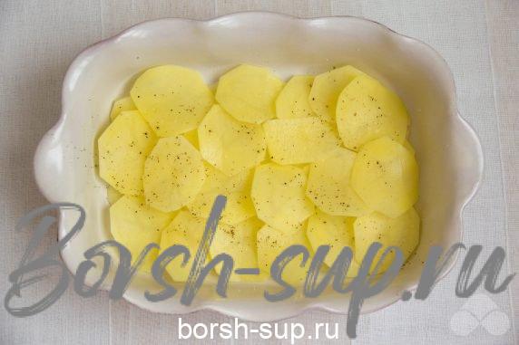 Картофельный гратен с треской – фото приготовления рецепта, шаг 2