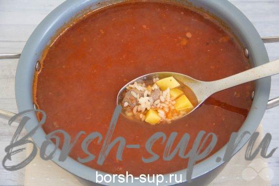 Суп харчо с говядиной – фото приготовления рецепта, шаг 6