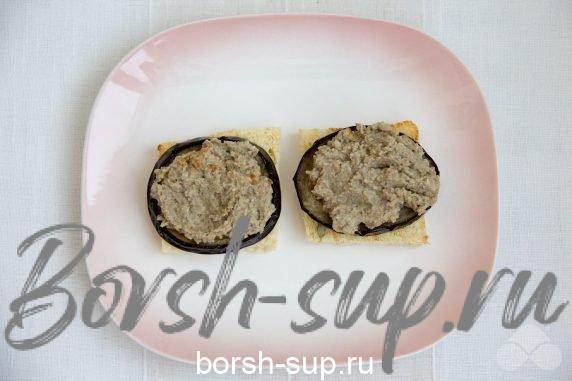 Закуска из баклажанов и хумуса – фото приготовления рецепта, шаг 5