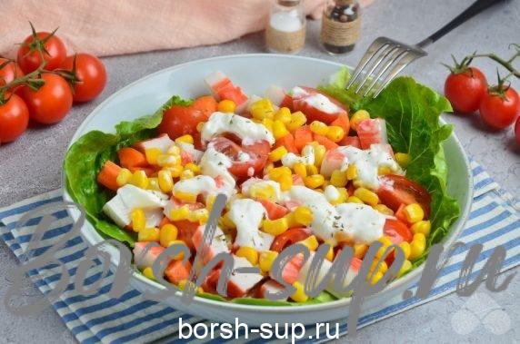 Минималистичный крабовый салат – фото приготовления рецепта, шаг 3