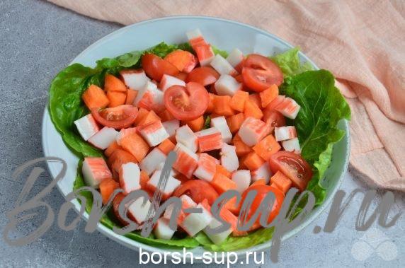 Минималистичный крабовый салат – фото приготовления рецепта, шаг 2