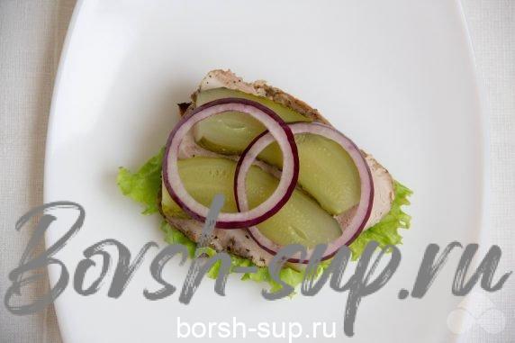 Сэндвич с домашней бужениной – фото приготовления рецепта, шаг 5