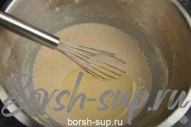Сырные блины с укропом – фото приготовления рецепта, шаг 3