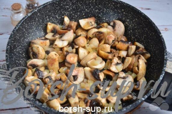 Булгур с грибами и луком – фото приготовления рецепта, шаг 3
