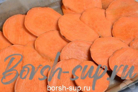 Домашние чипсы из батата – фото приготовления рецепта, шаг 2