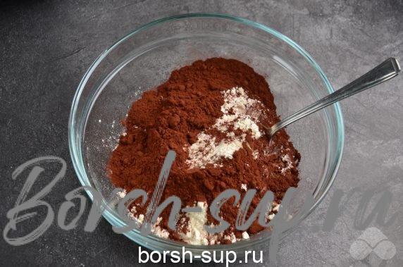 Шоколадные блины с какао – фото приготовления рецепта, шаг 3