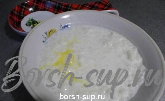 молочный рисовый суп для ребёнка после года
